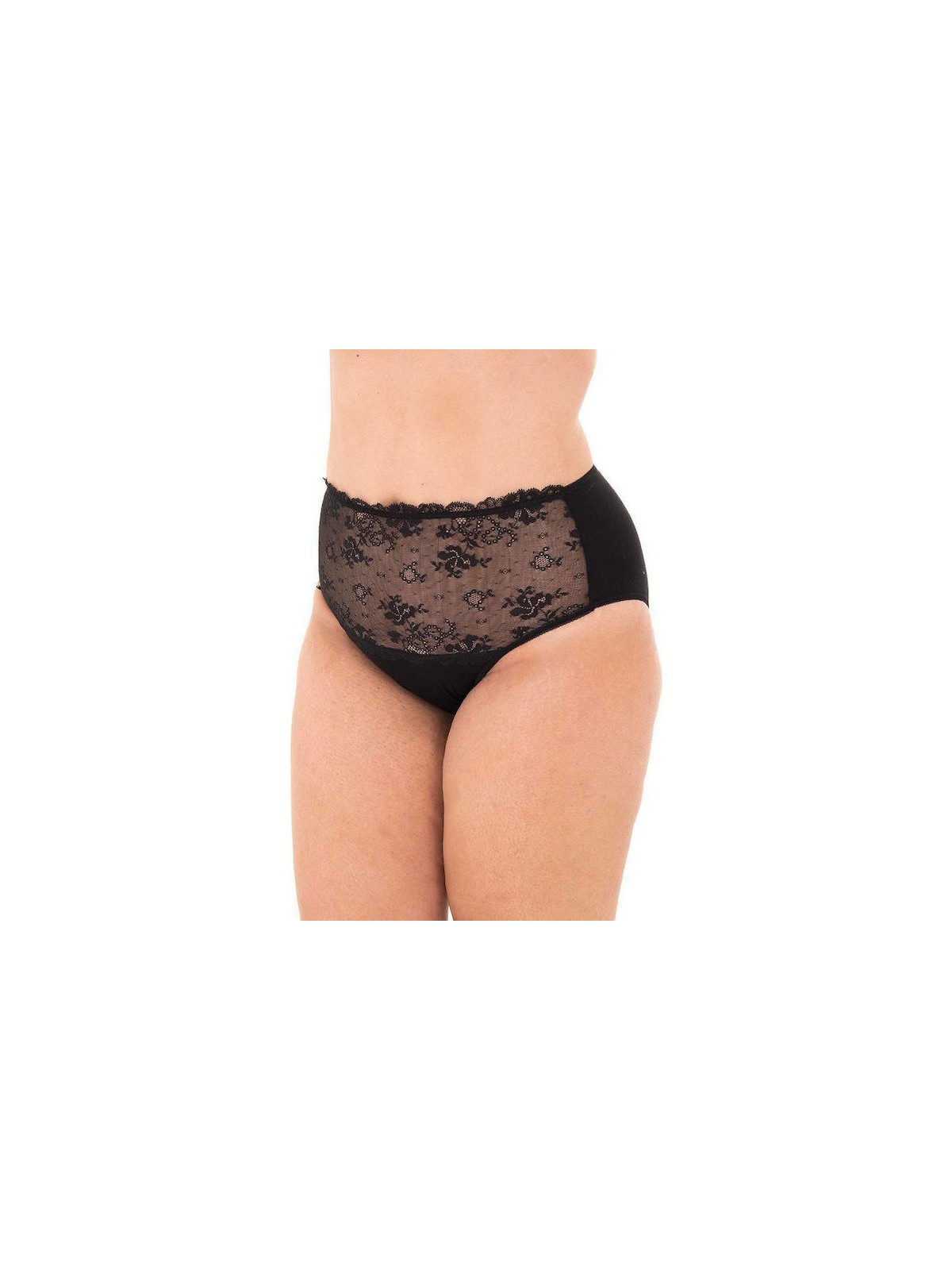 Fay Lingerie Slip Midi Cotton/Lace