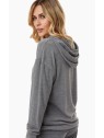 HOODIE ΓΥΝAIKEO ΠΛΕΚΤO VISCΟZ MINERVA