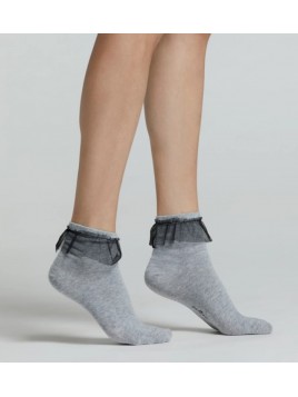 Pompea CZ Giglio Κάλτσα Γυναικεία Tulle Frill