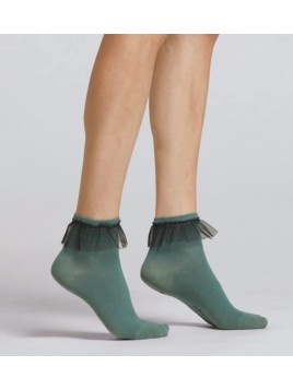 Pompea CZ Giglio Κάλτσα Γυναικεία Tulle Frill