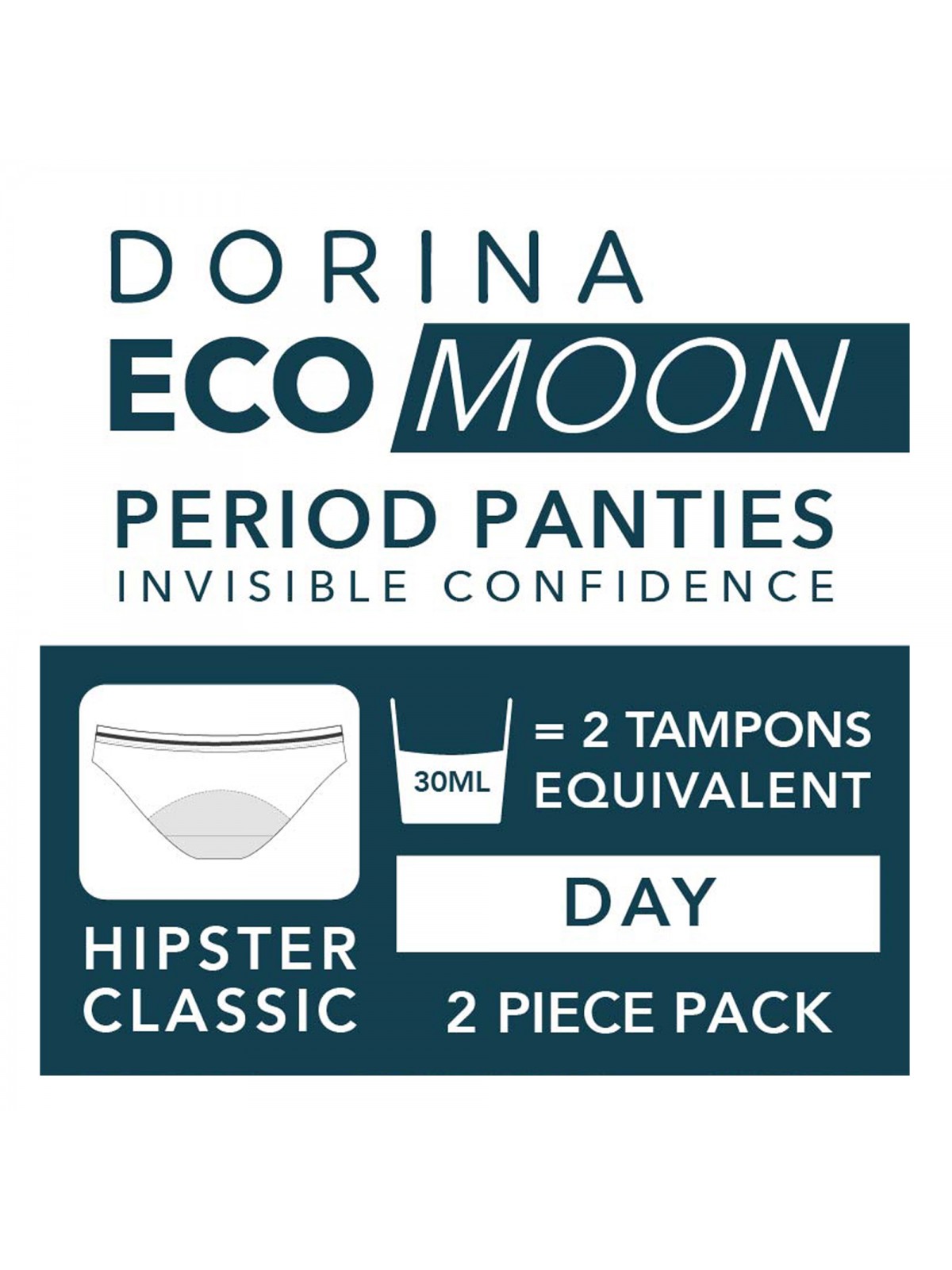 Dorina Δυάδα Period Panties Eco Moon
