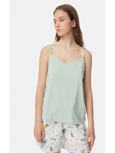 ----TOP ΠΥΖ.ΓΥΝ.ΜΠΡΤ.C/MD S23 S ΛΕΥΚΟ 50% ΒΑΜΒΑΚΙ-50%MODAL