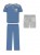 Mario Uomo Πυτζάμα Αντρική με 2 Παντελόνια