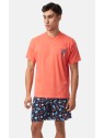 Minerva Surf Day Κοντομάνικη Ανδρική Πυτζάμα