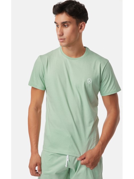 Minerva Ανδρικό T-shirt με τύπωμα στο στήθος & στην πλάτη