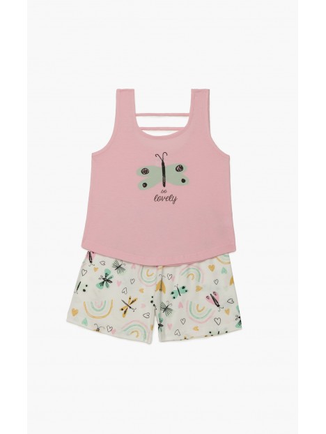 -ΠΥΖ.ΚΟΡ.BUTTERFLIES S23 4 ΡΟΖ CREAM 100% ΒΑΜΒΑΚΙ
