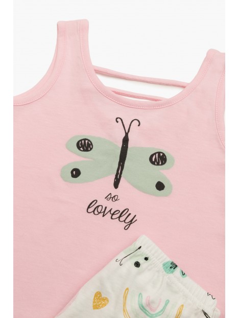 -ΠΥΖ.ΚΟΡ.BUTTERFLIES S23 4 ΡΟΖ CREAM 100% ΒΑΜΒΑΚΙ