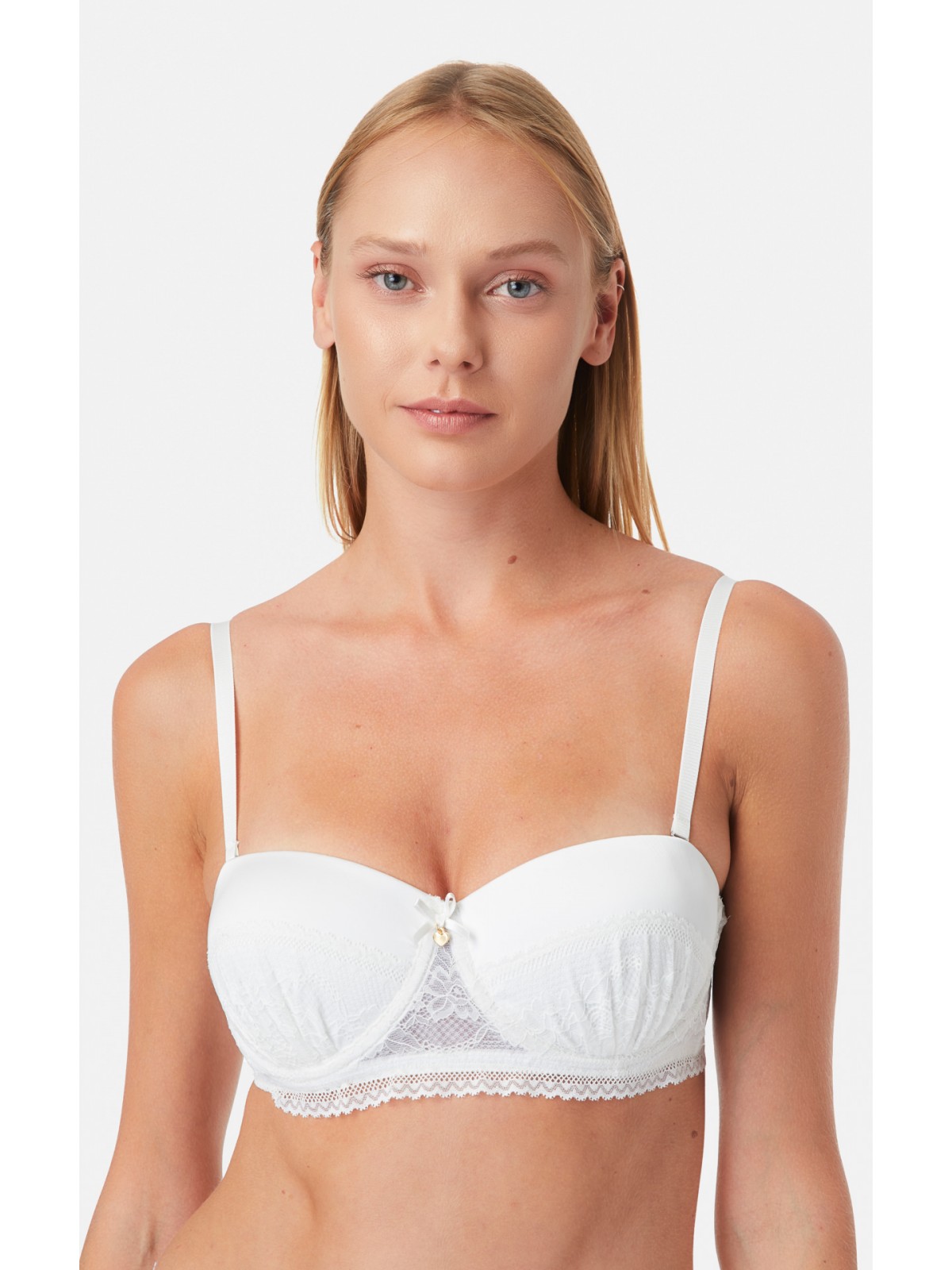 BRA STRPL P/UP LINGR BRIDAL 85%PA-15%EL/100%PES