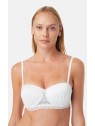 BRA STRPL P/UP LINGR BRIDAL 85%PA-15%EL/100%PES