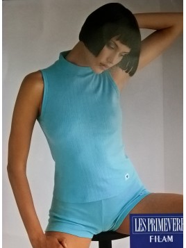 Τ-SHIRT ΓΥΝ. ΖΙΒΑΝΓΚΟ ΑΜΑΝΙΚΟ  100%ΒΑΜΒΑΚΙ  FILAM