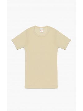 ΦΑΝΕΛΑ ΠΑΙΔΙΚΗ UNISEX ΚΟΝΤΟ ΜΑΝΙΚΙ "WOOL" ΟΛΟΜΑΛΛΗ MINERVA