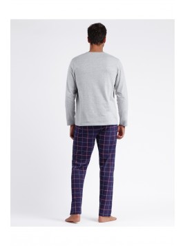 ΠΥΖΑΜΑ ΑΝΔΡΩΝ  ΒΑΜΒΑΚΕΡΗ  "STAY AT HOME" ADMAS