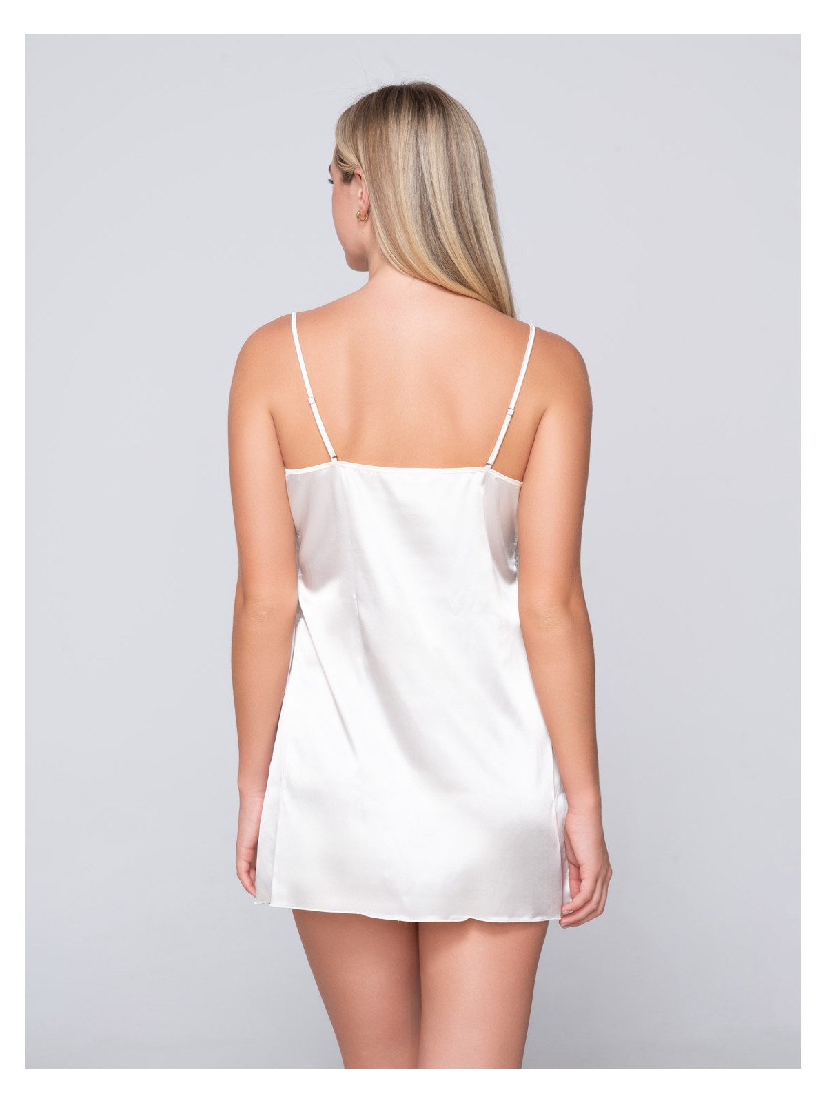 Luna Prestige νυχτικό Satin με δαντέλα