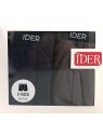 IDER 2Pack Μπόξερ Ανδρών Μονόχρωμα