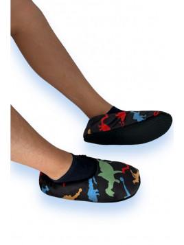 ΚΑΛΤΣΟΠΑΝΤΟΦΛΑ DINOSAUR ME ΣΟΛΑ ABS ΑΠΌ ΣΥΝΘΕΤΙΚΗ ΓΟΥΝΑ 100% ΠΟΛ