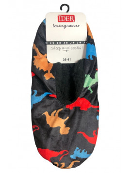 ΚΑΛΤΣΟΠΑΝΤΟΦΛΑ DINOSAUR ME ΣΟΛΑ ABS ΑΠΌ ΣΥΝΘΕΤΙΚΗ ΓΟΥΝΑ 100% ΠΟΛ