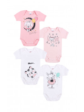 ΣΕΤ 4ΤΜΧ ΚΟΡΜ.ΒΡΕΦ. ΚΜ "LOVE" 100% ΒΑΜΒΑΚΙ