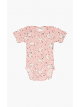 Minerva 2Pack Βαμβακερά Κορμάκια Βρεφικά Κοντομάνικα