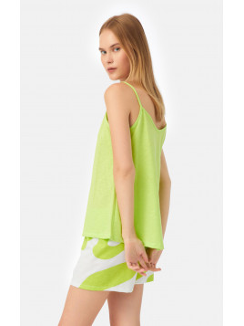 Minerva Super Cute Αμάνικη Μπριτέλα Γυναικεία Πυτζάμα