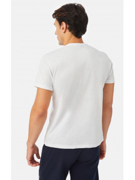 Minerva Ανδρικό T-shirt με κέντημα στο στήθος    	