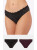 Minerva 2Pack Σλίπ Fimelle TENCEL™ Modal  Bikini Lace Invisible