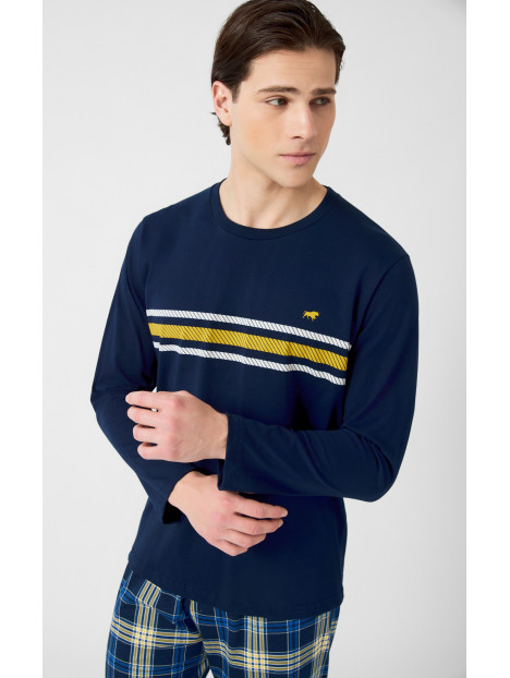 Minerva Stripes Καρό Ανδρική Πυτζάμα