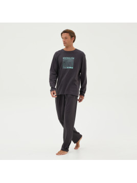 ΠΥΖΑΜΑ ΑΝΔΡ. "MINIMALISM"  100%BAMBAKI INTERLOCK