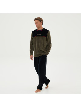 ΠΥΖΑΜΑ ΑΝΔΡ. "CLASSIC VELOUR" 80%BAMB. 20%POL