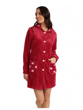 Lydia Creations Ρόμπα Γυναικεία  Coral Fleece