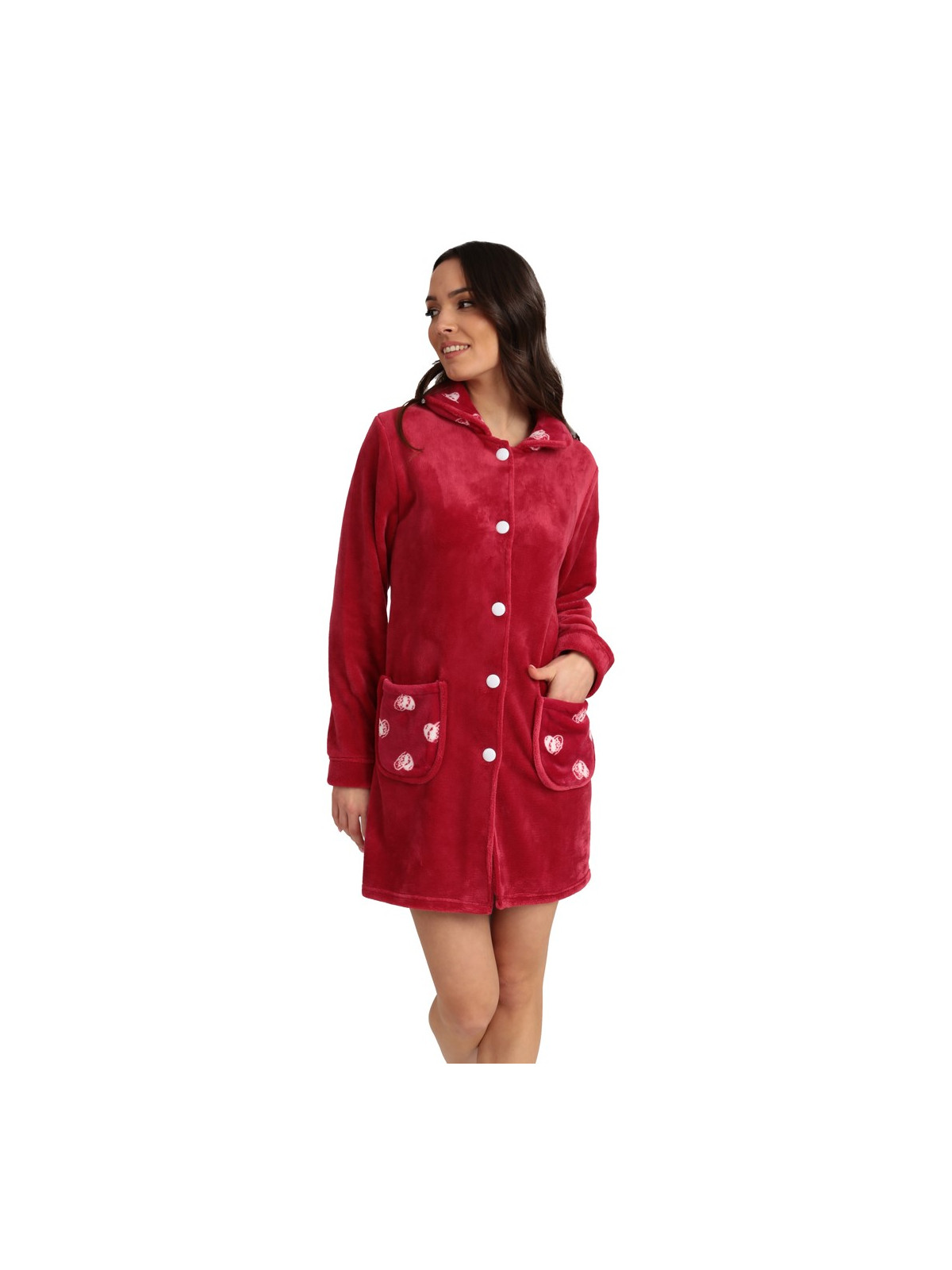Lydia Creations Ρόμπα Γυναικεία  Coral Fleece