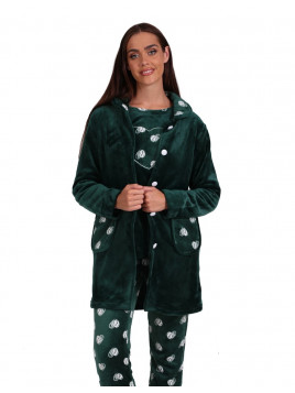 Lydia Creations Ρόμπα Γυναικεία  Coral Fleece