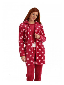 Lydia Creations Ρόμπα Γυναικεία  Coral Fleece