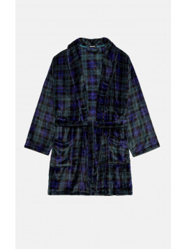 Minerva Ανδρική Ρόμπα Μονόχρωμη Coral Fleece