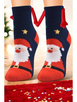 ΚΑΛΤΣΑ  XMAS  ANTI SLIP   100%POL. ΜΕ ΜΑΓΝΗΤΙΚΑ ΧΕΡΑΚΙΑ