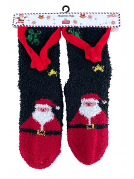 ΚΑΛΤΣΑ  XMAS  ANTI SLIP   100%POL. ΜΕ ΜΑΓΝΗΤΙΚΑ ΧΕΡΑΚΙΑ