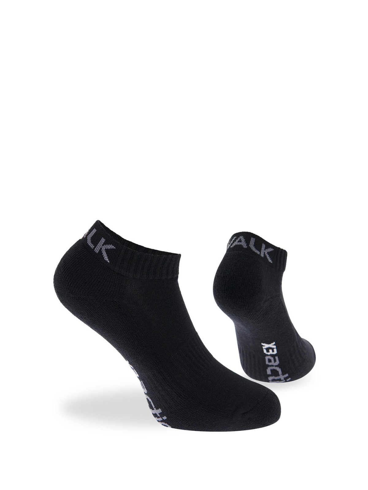 Walk 3Pack Μονόχρωμες Κάλτσες Κοφτές Πετσετέ