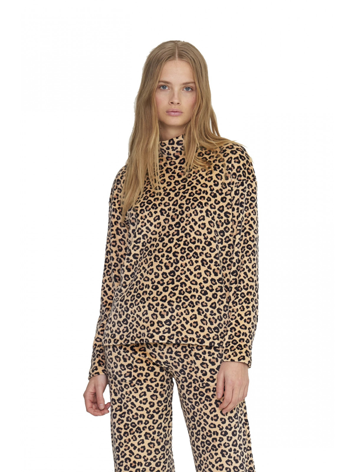 Noidinotte Πυζάμα Γυναικεία Velvet Animal Print