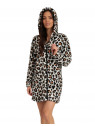 Lydia Creations Ρόμπα Γυναικεία  Coral Fleece Animal