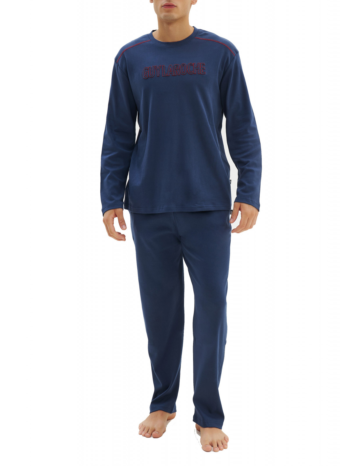 ΠΥΖΑΜΑ ΑΝΔΡ. INTERLOCK 100%BAMBAKI EMBROIDERY