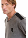 ΠΥΖΑΜΑ ΑΝΔΡ.V NECK  VELOUR  80%BAMB. 20%ΠΟΛ