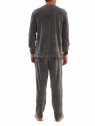 ΠΥΖΑΜΑ ΑΝΔΡ.V NECK  VELOUR  80%BAMB. 20%ΠΟΛ