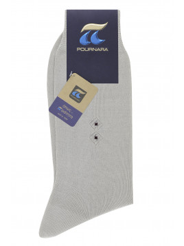 Pournara Κάλτσα Ανδρική Βαμβακερή Μερσεριζέ Σχέδιο