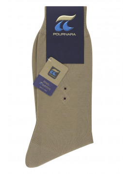 Pournara Κάλτσα Ανδρική Βαμβακερή Μερσεριζέ Σχέδιο