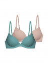 2PACK  T SHIRT BRA POL.80% EL.20%