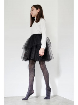 Ider Καλσόν Παιδικό 50Den Φιλέ Lurex