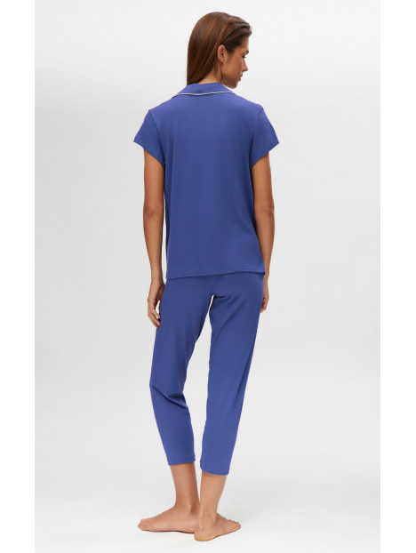 Minerva Εμπριμέ Κουμπωτή TENCEL™ Modal Γυναικεία Πυτζάμα