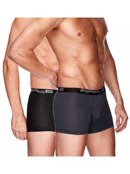 Apple  2Pack Μπόξερ Ανδρικά με Εξωτερικό Λαστιχο