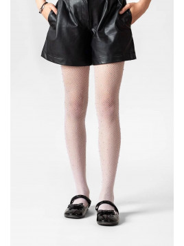 Ider Διχτυωτό Ελαστικό Καλσόν με Ιριδίζωντα Στράς