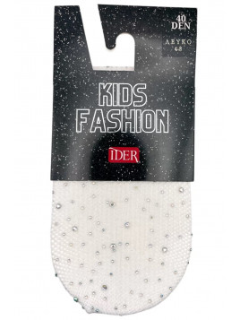 Ider Διχτυωτό Ελαστικό Καλσόν με Ιριδίζωντα Στράς