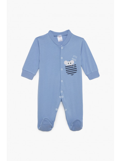 Pretty Baby Sleepy Βαμβακερό Φορμάκι Βρεφικό Μακρυμάνικο SS24